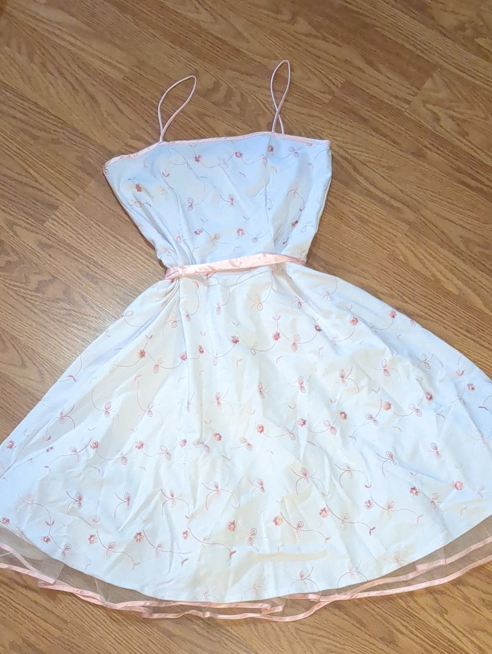 B. Smart White Top with Pink Trim